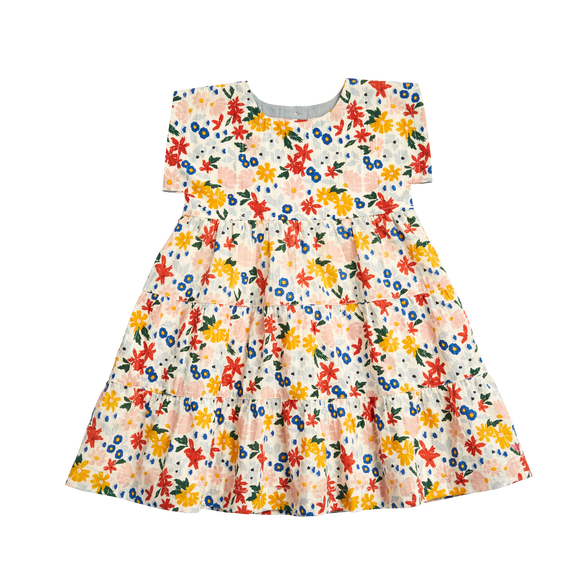 Peachy Dress - Multi Floral