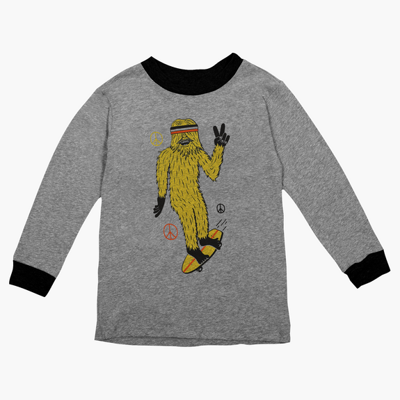 Radical Sasquatch LS Tee Grey