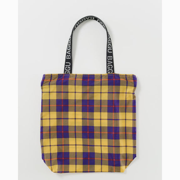Ripstop Tote Yellow Tartan