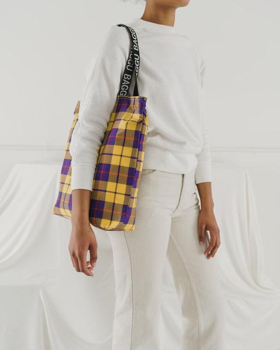Ripstop Tote Yellow Tartan