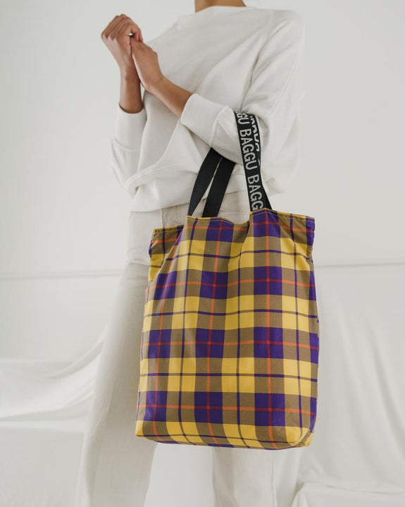 Ripstop Tote Yellow Tartan