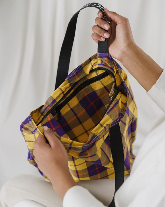 Ripstop Tote Yellow Tartan