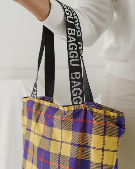 Ripstop Tote Yellow Tartan