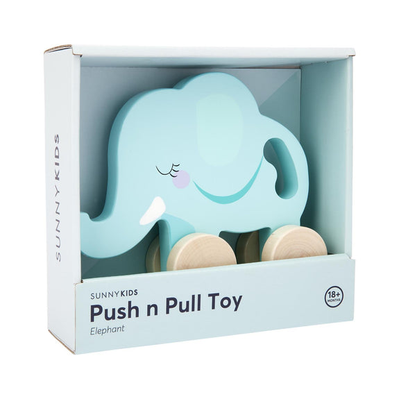 Sunnylife Push N Pull Toy Elephant