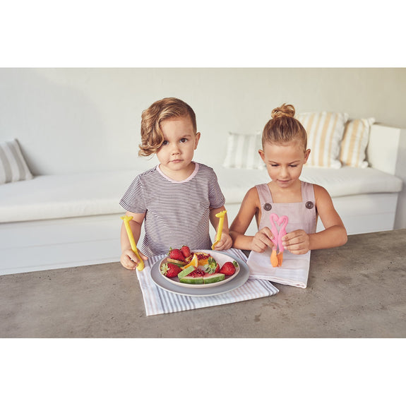 Spoon & Fork Set Flamingo