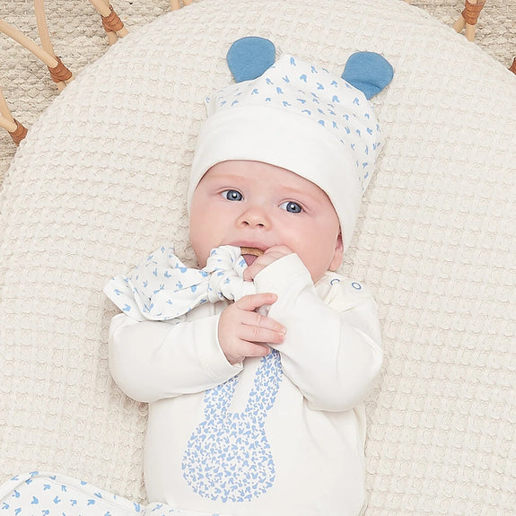 Skylar Bunny Bodysuit Blue