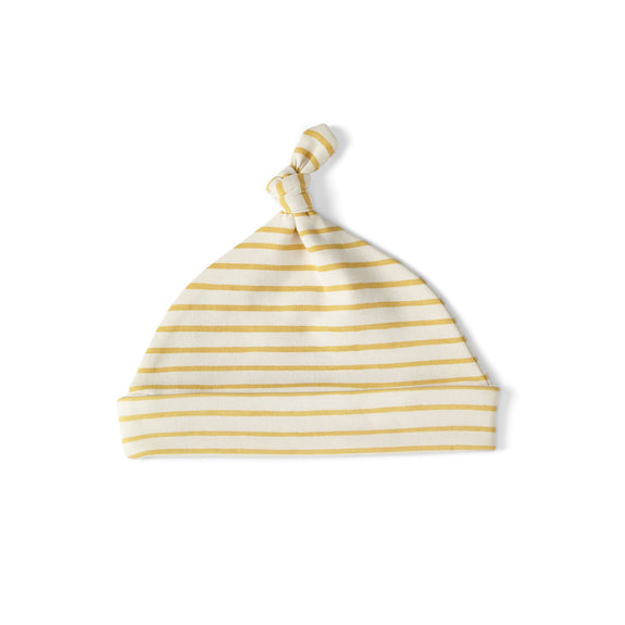 Stripes Away Knot Hat Marigold
