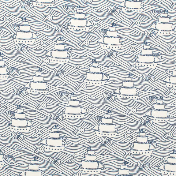 Short Sleeve Snapsuit High Seas Navy