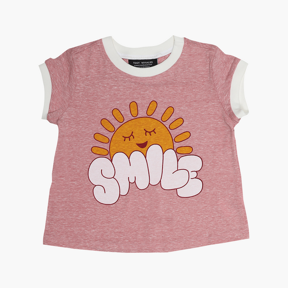 Smile Ringer Boxy Tee