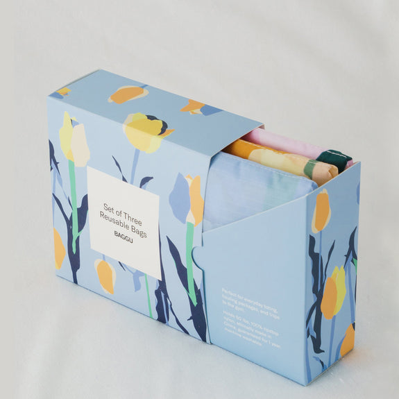 Standard Baggu Set of 3 Spring Flowers