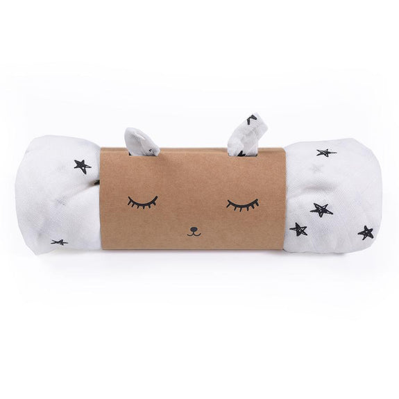 Organic Muslin Swaddle - Stars