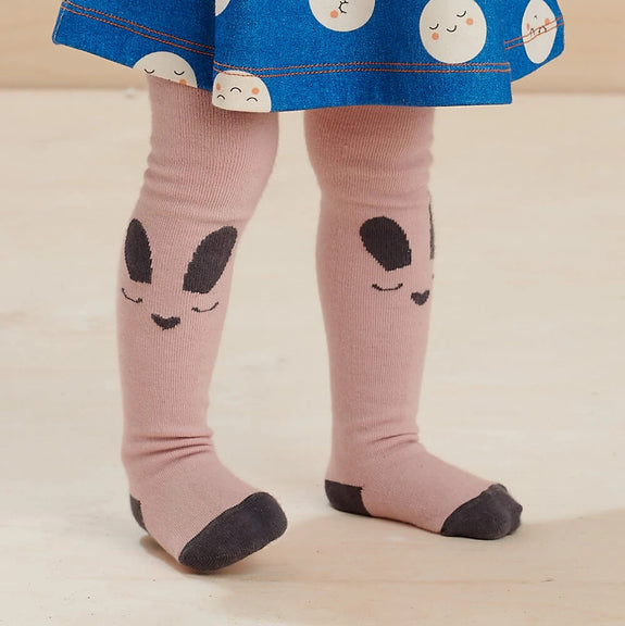 Thumper Bunny Face Tights Pink