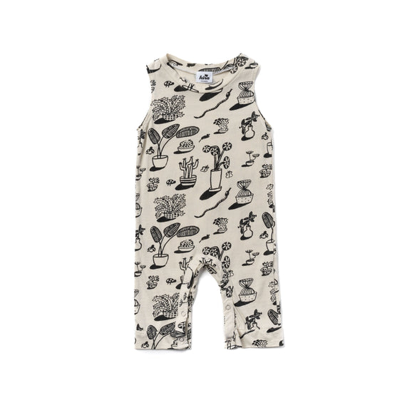 Kira Plants Tank Romper Natural
