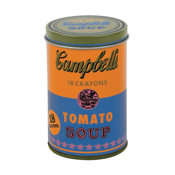 Andy Warhol Soup Can Crayons