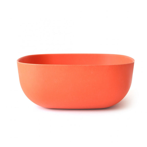 Gusto Bamboo Salad Serving Bowl - Persimmon