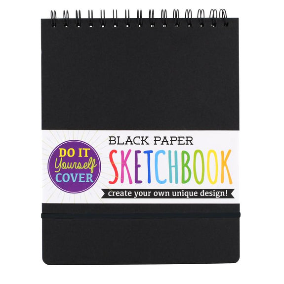 DIY Black Paper Sketchbook