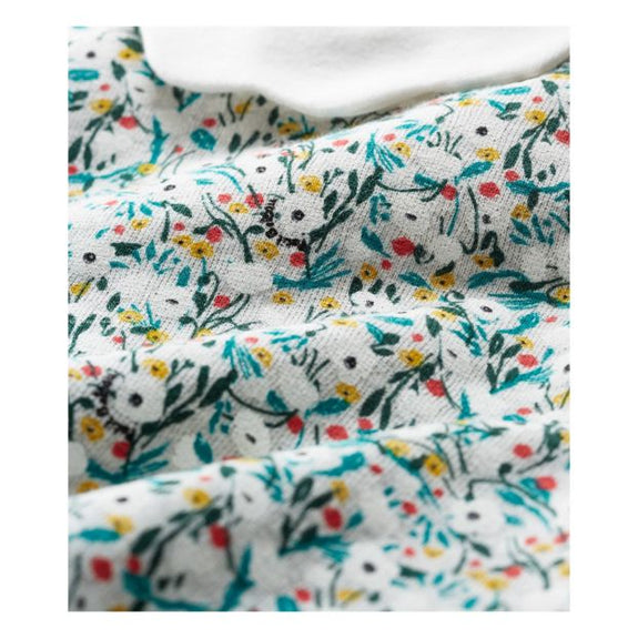 LS Floral Collar Dress