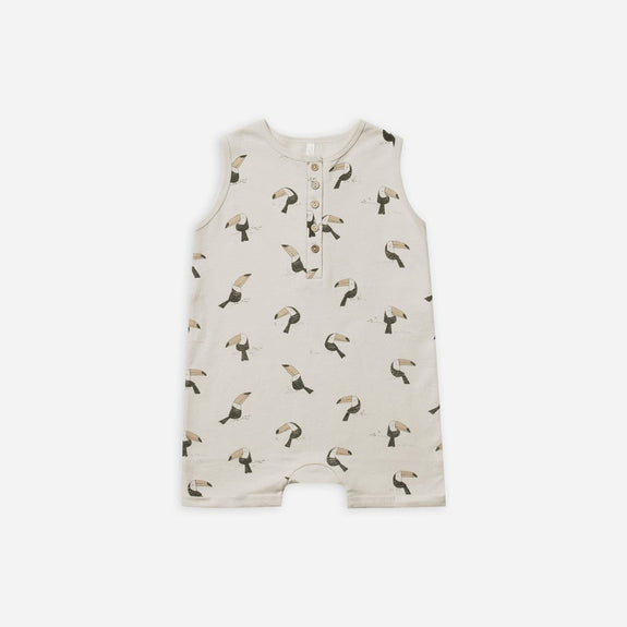 Rylee Toucan Davis Romper Cloud