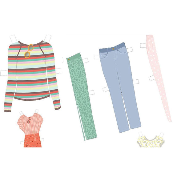 Ooh Fashion Paper Doll Set