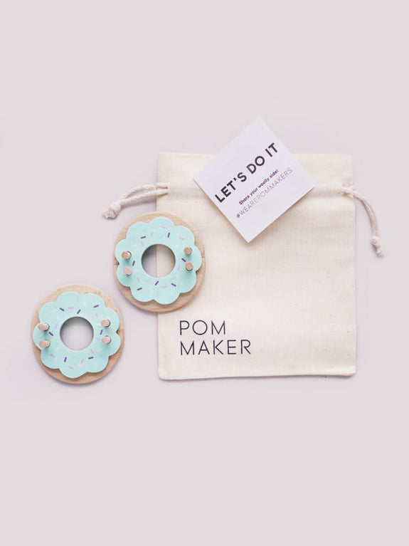 Donut Pom Maker - Blue Frost