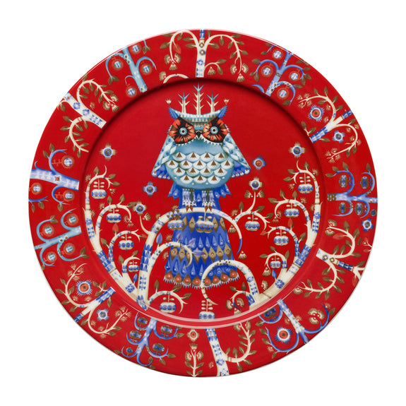 Taika Dinner Plate - Red