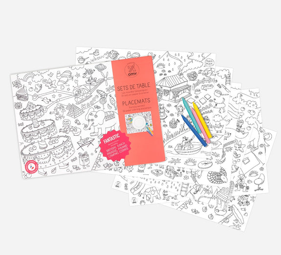 Giant Coloring Placemats Fantastic