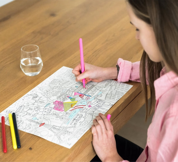Giant Coloring Placemats Fantastic