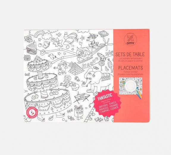 Giant Coloring Placemats Fantastic