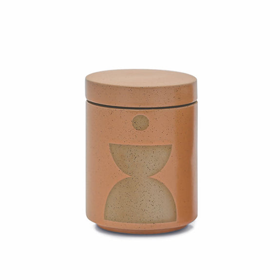 Form Burnt Sienna Glazed Ceramic Candle - Wild fig & Vetiver