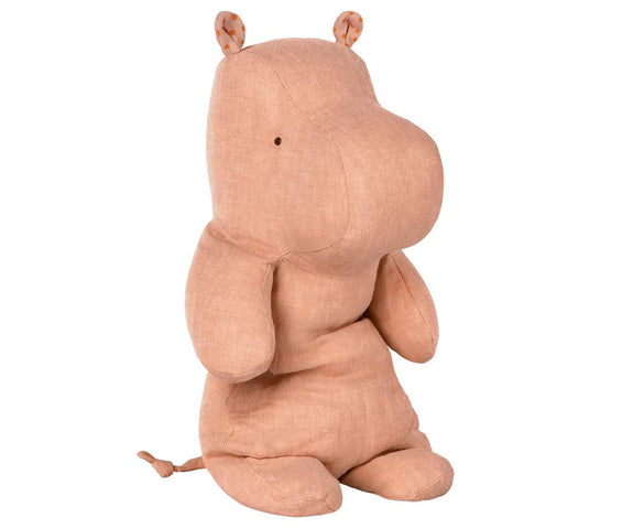 Safari Friends Hippo Dusty Rose Medium