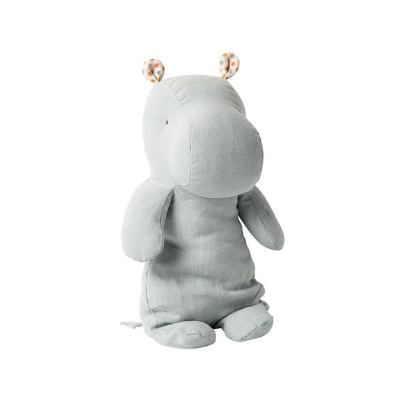 Safari Friends Hippo - Medium - Blue/Grey