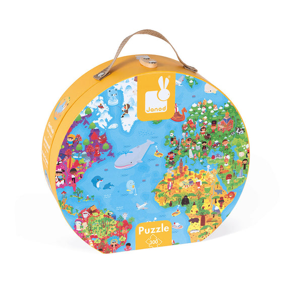 World Map Puzzle - 300 Pieces
