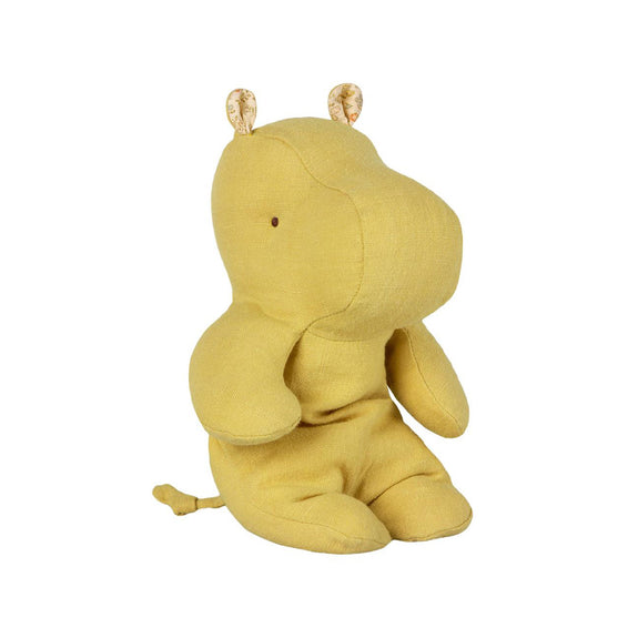 Safari Friends Hippo - Small - Lime Yellow