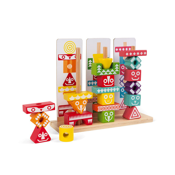 I Wood Stackable Edutotem