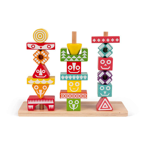 I Wood Stackable Edutotem