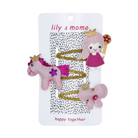 Princess Trio Hair Clips