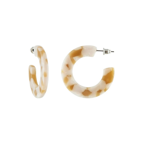 Kate Hoops in Taupe Shell