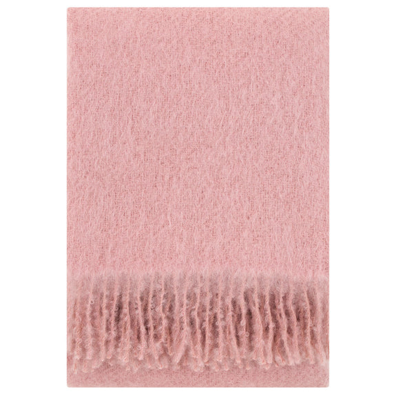 SAAGA UNI Mohair Blanket (Rose)