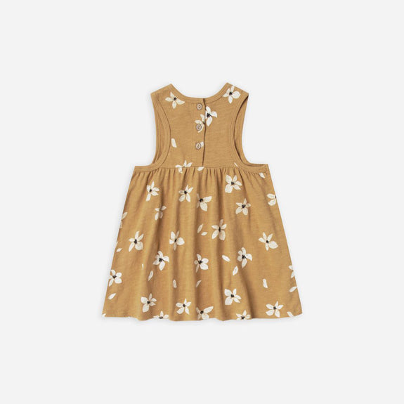 Rylee Hibiscus Layla Dress Saffron