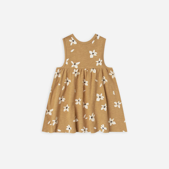 Rylee Hibiscus Layla Dress Saffron