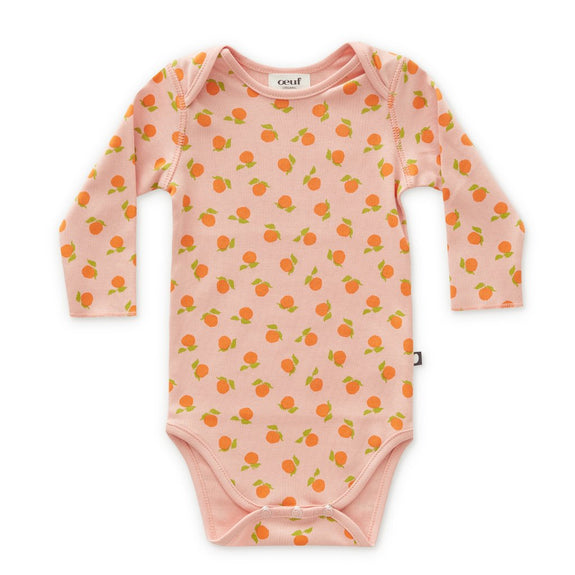 LS Tee Onesie Clementines