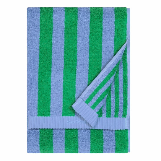 Kaksi Raitaa Blue / Green Hand Towel