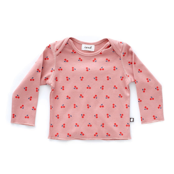 LS Tee - Dark Pink/Cherries