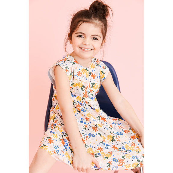 Peachy Dress - Multi Floral