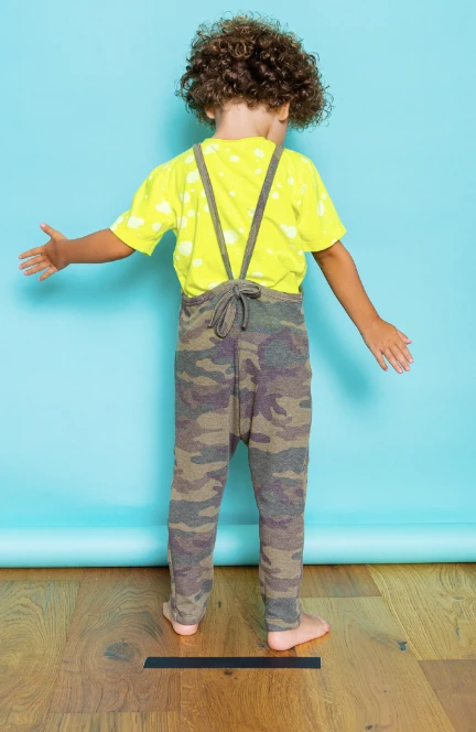 Peyton Camo One Piece Overalls - Olive