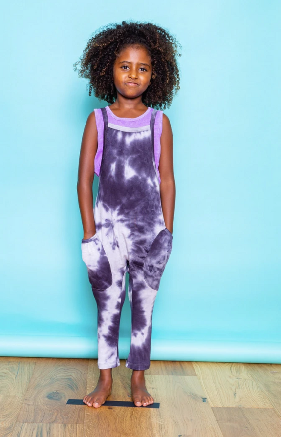 Peyton Tie Dye One Piece Overalls