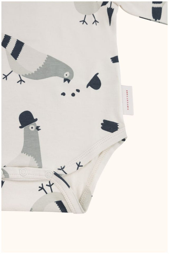 Pigeons LS Body Beige/Light Grey/Navy