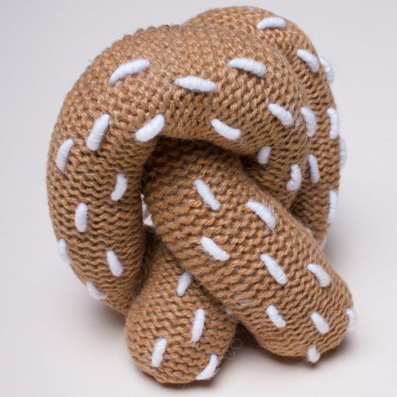 Pretzel Crochet Rattle