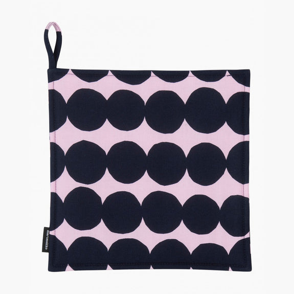 Räsymatto Pot Holder Pink/DarkBlue