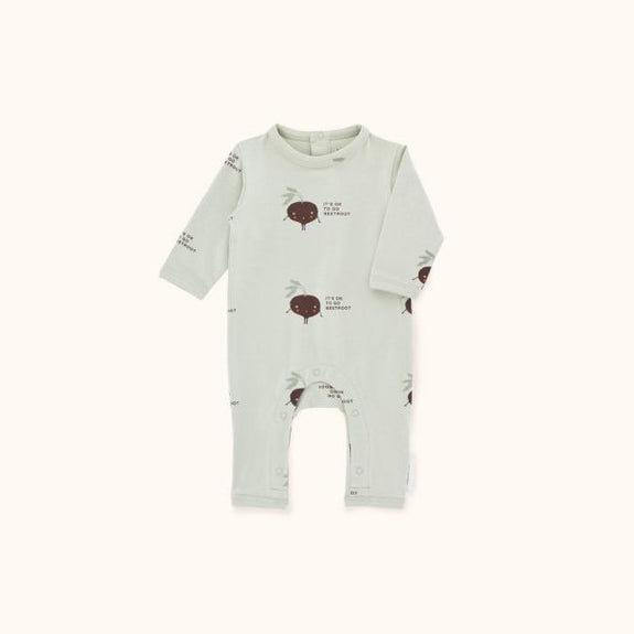 Shy Beetroot LS One-Piece Pistacho/Plum